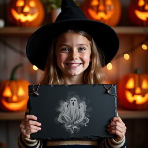 Halloween Charcuterie Board Laser Engraving File, Ghost Choir