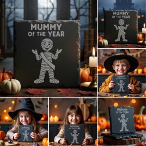 Halloween Coaster Bundle, 9 Funny Spooky Engraving Designs
