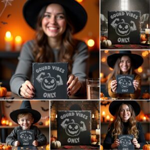 Halloween Coaster Bundle, 9 Funny Spooky Engraving Designs