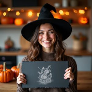 Halloween Haunted Violin Slate Cheese Board, Spooky Charcuterie,