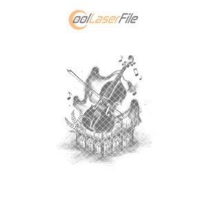 Halloween Haunted Violin Slate Cheese Board, Spooky Charcuterie,