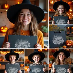 Halloween Laser Engraving Bundle, Spooky Cheese Board Designs,