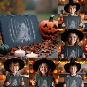 Halloween Laser Engraving Bundle, Spooky Cheese Board Designs,