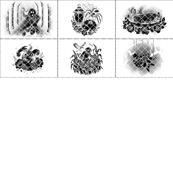 Halloween Laser Engraving Bundle, Spooky Cheese Board Designs,