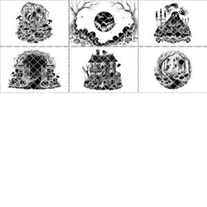 Halloween Laser Engraving Bundle, Spooky Slate Cheese Board,