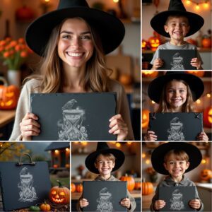 Halloween Laser Engraving Bundle, Spooky Slate Cheese Board,