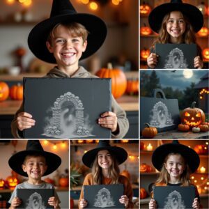 Halloween Laser Engraving File Bundle, Spooky Charcuterie Board,