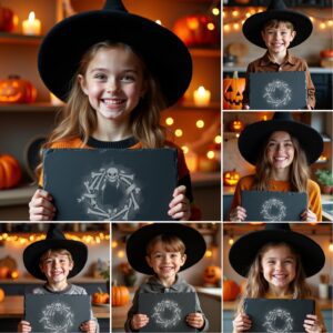 Halloween Laser Engraving File Bundle, Spooky Charcuterie Board,