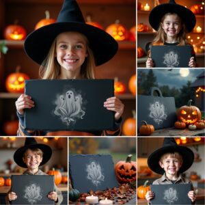 Halloween Laser Engraving File Bundle, Spooky Charcuterie Board,