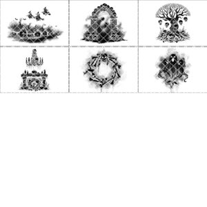 Halloween Laser Engraving File Bundle, Spooky Charcuterie Board,