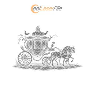 Halloween Laser Engraving File for Gothic Pumpkin Charcuterie