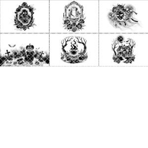 Halloween Laser Engraving File for Slate Cheese Boards,