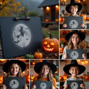 Halloween Laser Engraving File, Spooky Charcuterie Board, Slate
