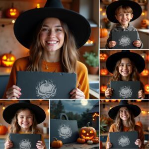 Halloween Laser Engraving File, Spooky Charcuterie Board, Slate