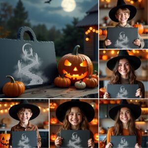 Halloween Laser Engraving File, Spooky Charcuterie Cheese Board