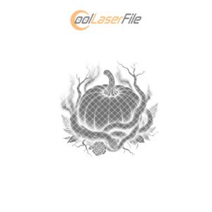 Halloween Pumpkin Patch Laser Engraving File, Slate Cheese