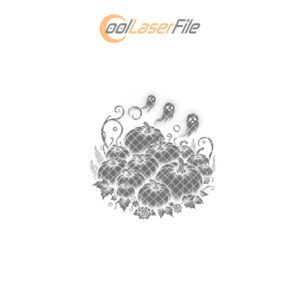 Halloween Pumpkin Patch Laser Engraving File, Slate Cheese