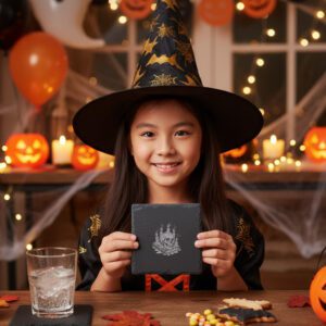 Halloween Skull Laser Engraving File, Spooky Candle Coaster