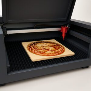 Halloween Squirrel 3D Illusion Laser Engraving File, Relief