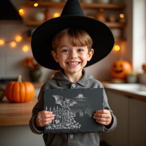 Halloween Vampire Bat Charcuterie Board Laser File, Gothic