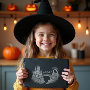 Halloween Witch Charcuterie Board Laser File, Kitchen Decor,