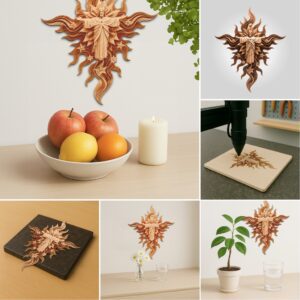 Jesus 3D Illusion Laser Engraving Bundle, Religious Art