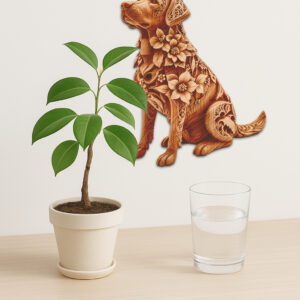 Labrador Retriever 3D Illusion Laser Engraving File, Dog