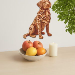 Labrador Retriever 3D Laser Engraving File, Dog Art