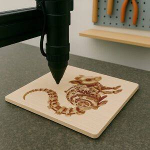 Steampunk Rat 3D Illusion Laser File, Mechanical Animal