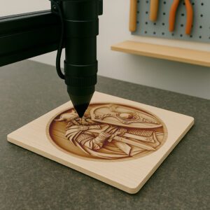 Viking Soldier 3D Illusion Laser Engraving File, Norse