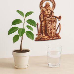 Viking Warrior 3D Illusion Laser Engraving File, Norse