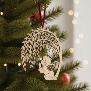 Christmas Angel Ornament Bundle, Laser File Set, 6