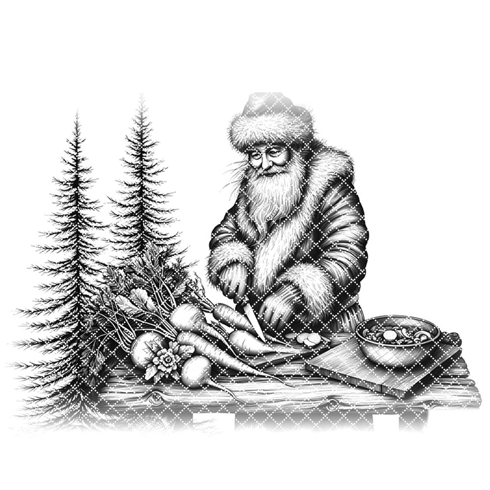 Christmas Laser Engraving File, Santa Charcuterie Board, Holiday