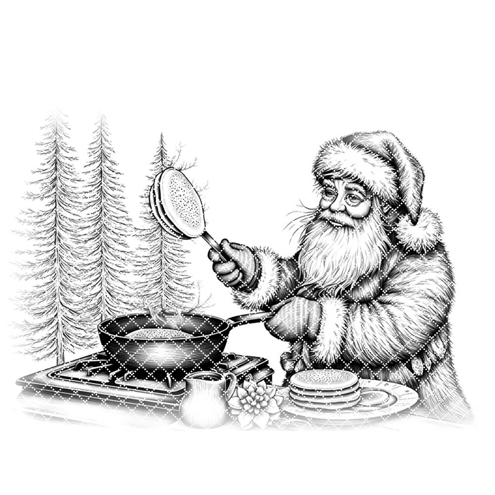 Santa Charcuterie Board Laser Engraving File, Funny Christmas