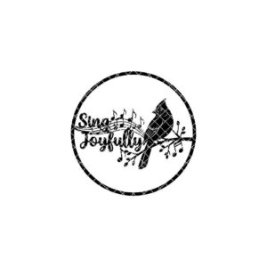 Cardinal Christmas Door Hanger, Joyful Holiday Sign, Winter Home Decor File