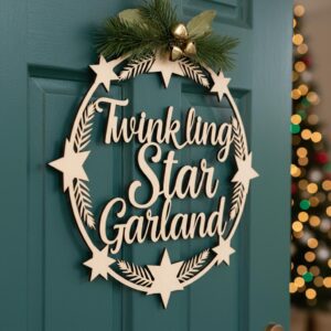 Christmas Door Hanger Bundle, Holiday Laser Files for Wooden Signs, CNC Designs