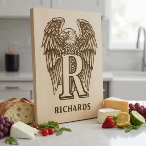 Animal Alphabet Engraving Bundle, Vintage Heraldic Designs for Charcuterie Boards