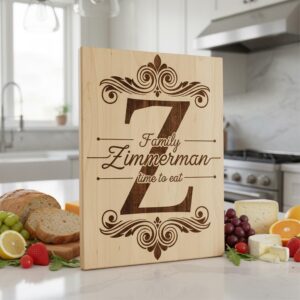 Charcuterie Board Designs, 53 Monogram Bundle, Personalized Family Name Engraving