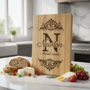 Charcuterie Board Designs, 53 Monogram Bundle, Personalized Family Name Engraving