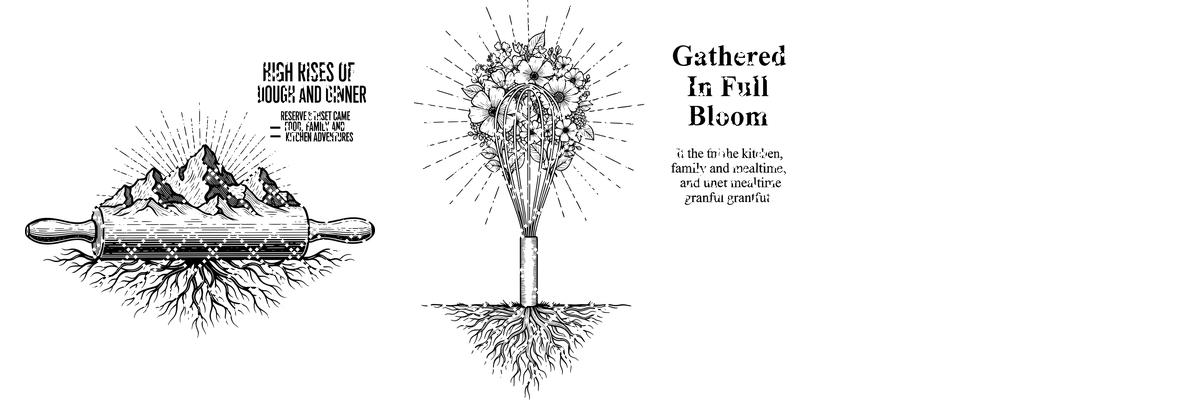 Charcuterie Board Engraving File, Botanical Floral Designs for Personalized Kitchen Decor