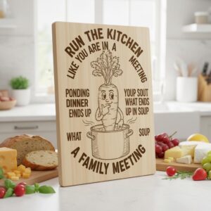 Charcuterie Board Engraving File, Funny Vegetable Workout, Personalized Fitness Gift