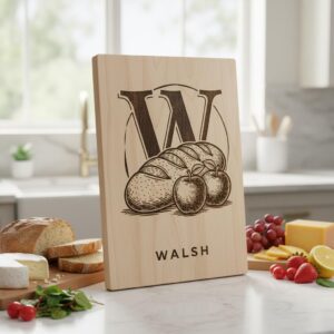 Chef Animal Monogram Bundle, Vintage Engraving Designs for Family Name Charcuterie