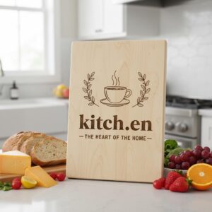 Engraving File Bundle 20 Cozy Kitchen Designs for Charcuterie Boards and Cookbooks