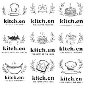 Engraving File Bundle 20 Cozy Kitchen Designs for Charcuterie Boards and Cookbooks