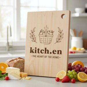 Engraving File Bundle 20 Cozy Kitchen Designs for Charcuterie Boards and Cookbooks