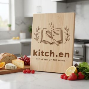 Engraving File Bundle 20 Cozy Kitchen Designs for Charcuterie Boards and Cookbooks