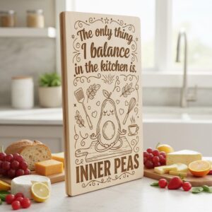 Engraving File Bundle Retro Kitchen Designs for Charcuterie Boards Whimsical Snacks