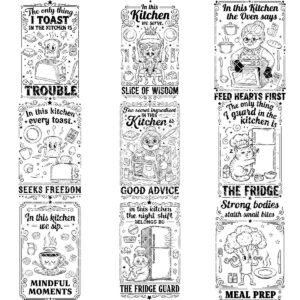 Engraving File Bundle Retro Kitchen Designs for Charcuterie Boards Whimsical Snacks