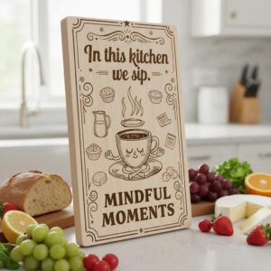 Engraving File Bundle Retro Kitchen Designs for Charcuterie Boards Whimsical Snacks