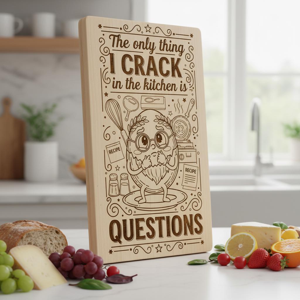 Engraving File Bundle Retro Kitchen Designs for Charcuterie Boards Whimsical Snacks